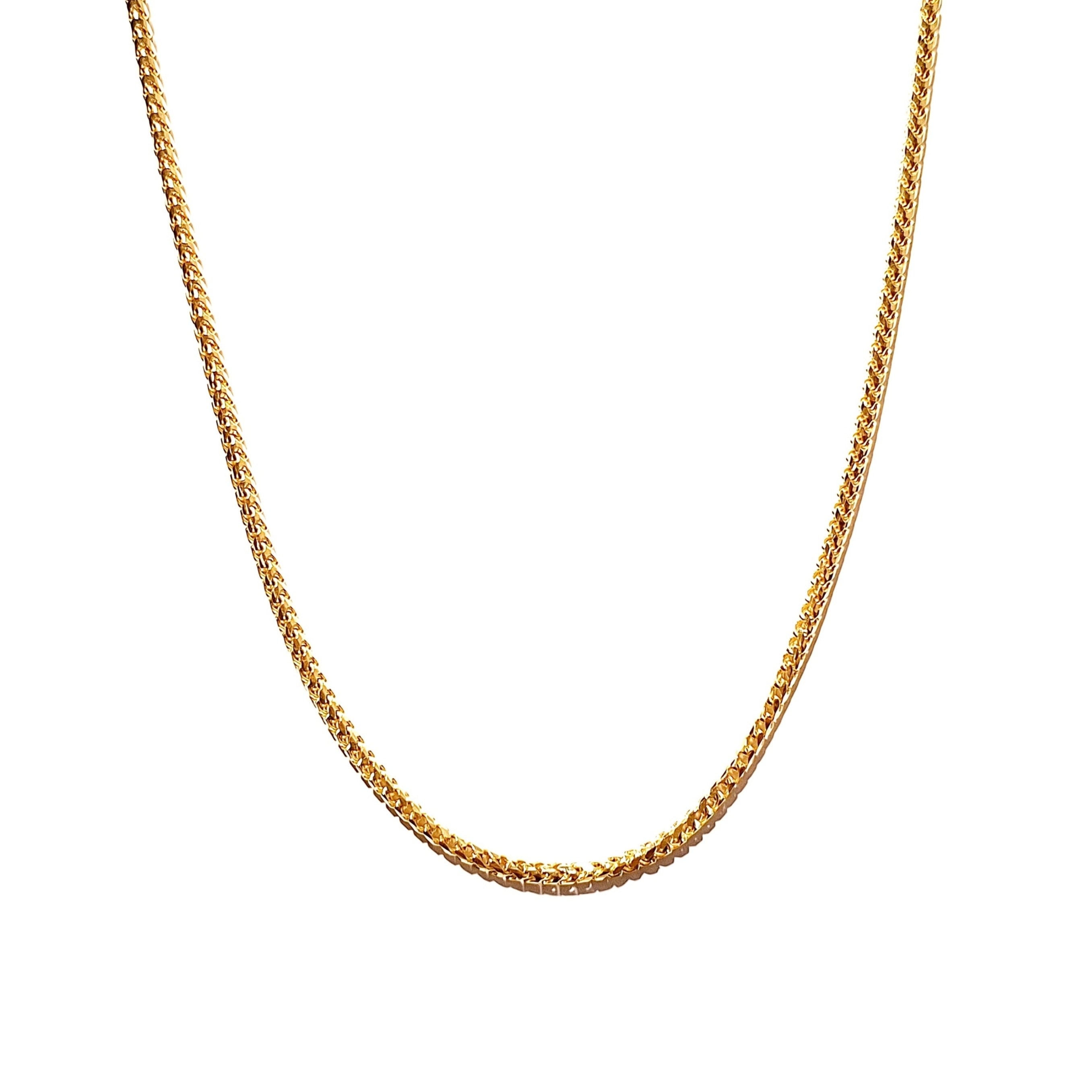 14ct Yellow Gold Chain Necklace 50cm