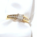 18ct Yellow Gold 0.65ct Princess Cut Diamond Ring 18ct Yellow Gold 0.65ct Princess Cut Diamond Ring