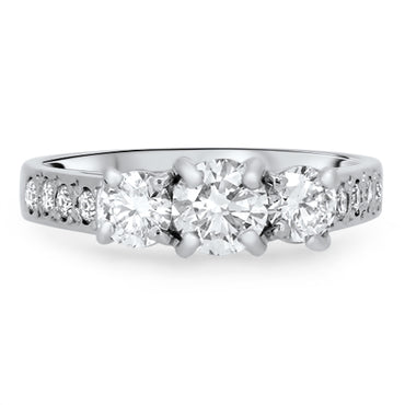 1.25cts Diamond Engagement Handmade Ring with a G VS2 Diamond
