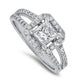 Princess Cut Diamond Ring in White Gold