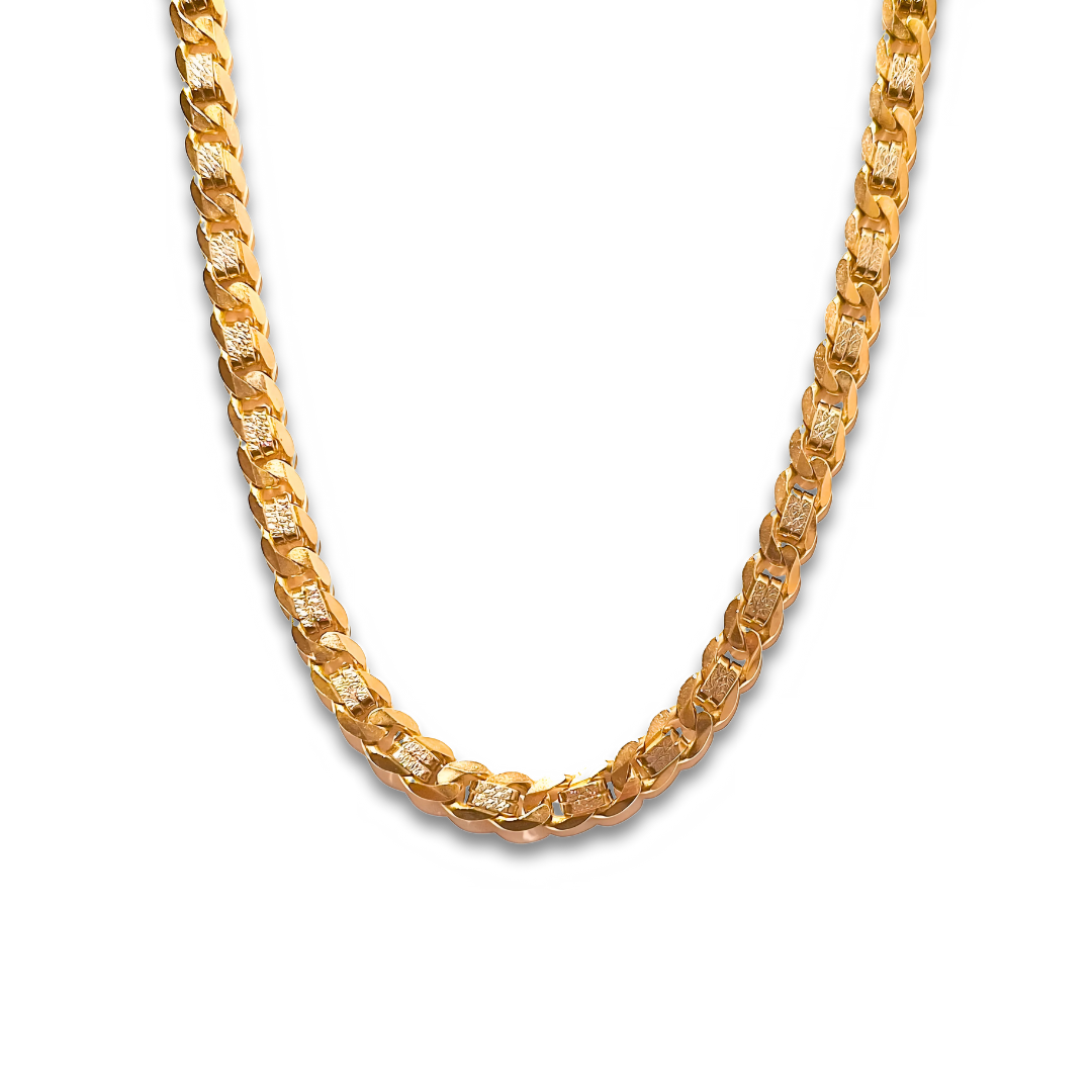 two-toned gold chain necklace | LONDON LOANS