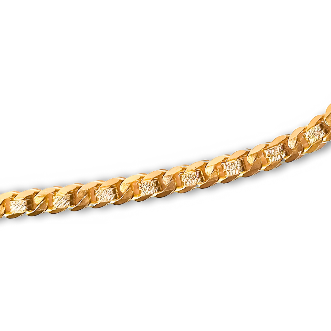 two-toned gold chain necklace | LONDON LOANS