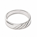 white gold men's diamond cluster ring | LONDON LOANS