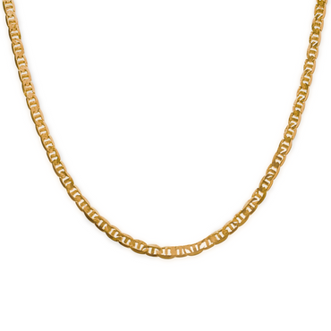 14ct yellow gold anchor chain necklace | LONDON LOANS
