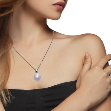 White Gold South Sea Pearl Necklace