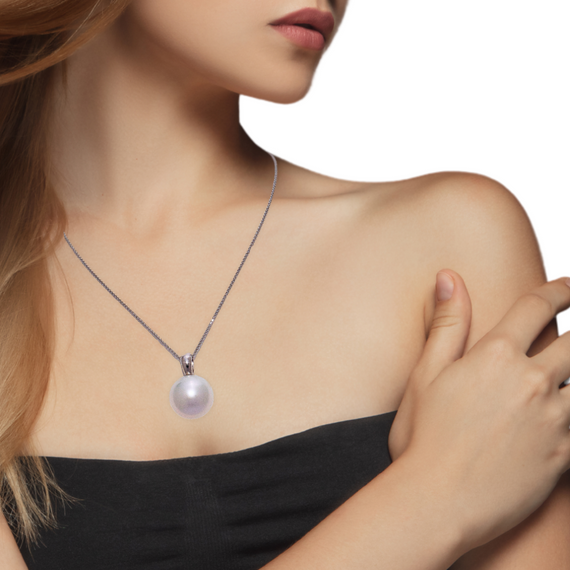 White Gold South Sea Pearl Necklace