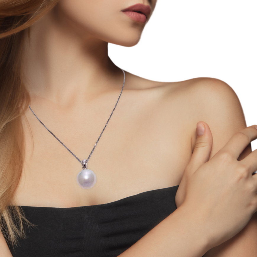 White Gold South Sea Pearl Necklace