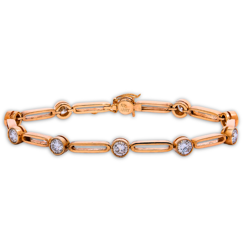 Diamond Bracelet in Yellow Gold