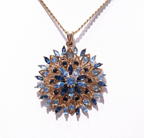 9ct Yellow Gold Topaz Pendant