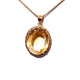 14ct Yellow Gold Citrine Pendant