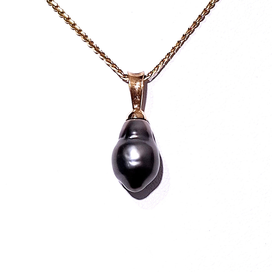 9ct Gold Tahitian Pearl Pendant