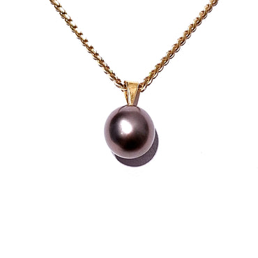 18ct Yellow Gold Pearl Pendant