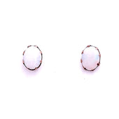 1.40ct Cobber Pedy Opal Earrings in 9ct Yellow Gold