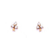 12ct Yellow Gold Diamond Club Earrings