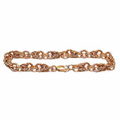 9ct Yellow Gold Bracelet With Parrot Beak Clasp