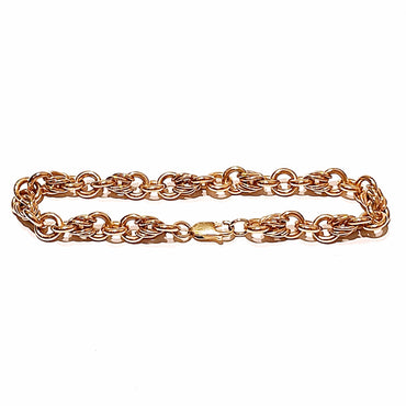 9ct Yellow Gold Bracelet With Parrot Beak Clasp