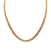 9ct Yellow Gold Curb Link Chain Necklace 50cm