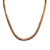 9ct Yellow Gold Curb Link Chain Necklace 52cm