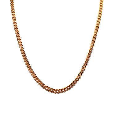 14ct Yellow Gold Curb Link Chain Necklace 50cm