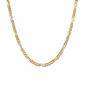 10ct Two-Toned Unique Chain Necklace 52cm