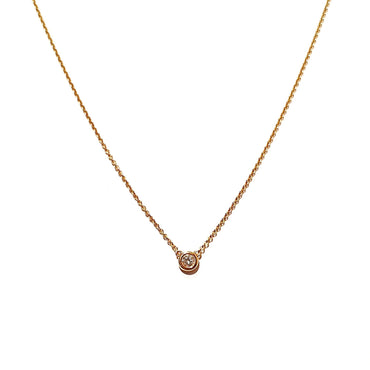 18ct Yellow Gold Diamond Necklace 42cm