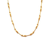 18ct Yellow Gold Fancy Link Necklace 40cm