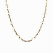 18ct Yellow Gold Figaro Link Chain Necklace 50cm