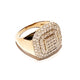 10ct Yellow Gold Men's 2.00ct Diamond Cluster Ring