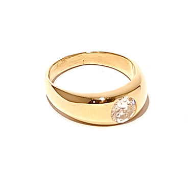 18ct Yellow Gold 1.00ct Diamond Men's Ring