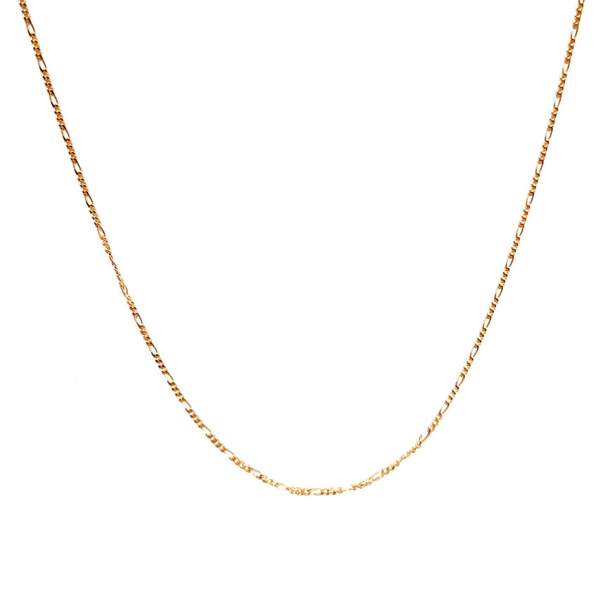 9ct Yellow Gold Chain Necklace 40cm