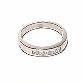 Men's 0.60ct G VS Diamond Ring In Platinum