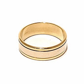 18ct Two Toned Men's Ring