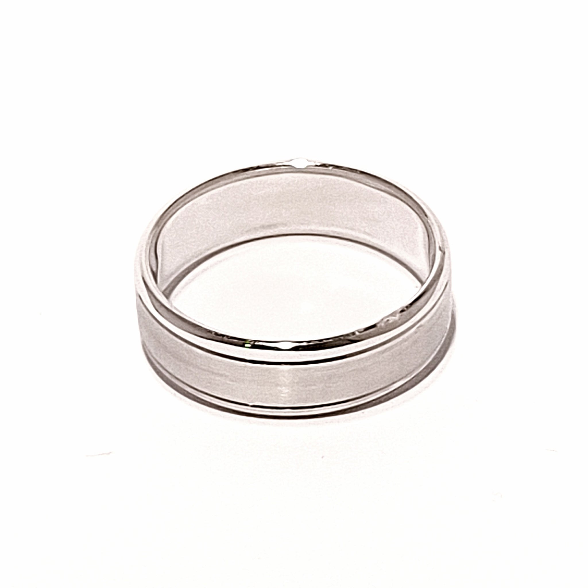 18ct White Gold Men's Band Ring