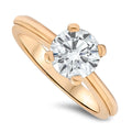 1.51ct Diamond Solitaire Set In 18ct Yellow Gold G VS2