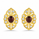 1.75ct Natural Ruby and Diamond Earrings