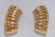 3.95ct Diamond Cluster Earrings in 18ct Yellow Gold