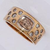 1.40ct Champagne Diamond Dress Ring in 9ct Gold