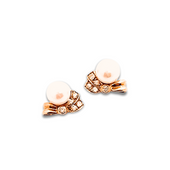 14ct & 18ct Yellow Gold Pearl and Diamond Earrings