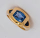 2.25ct Natural Blue Sapphire Dress Ring in 18ct Yellow Gold