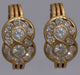 2.28ct Diamond Cluster Earrings in 18ct Yellow Gold