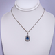 2.36ct Ceylon Sapphire and Diamond Pendant Handmade in 18ct White Gold