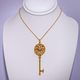 18ct Yellow Gold Diamond Key Necklace and Pendant