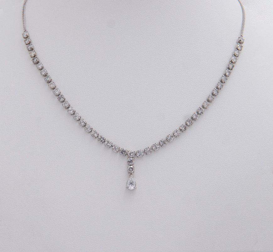 4.50ct Diamond Necklace in Platinum