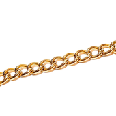 yellow gold chain bracelet with heart padlock | LONDON LOANS