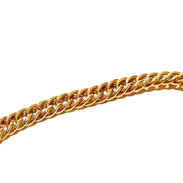yellow gold chain bracelet | LONDON LOANS