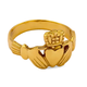 yellow gold irish claddagh ring | LONDON LOANS
