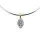 Antique Style Handmade Necklet in 18ct White Gold