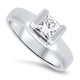 0.70ct Princess Cut Diamond Engagement Ring in 18k White Gold