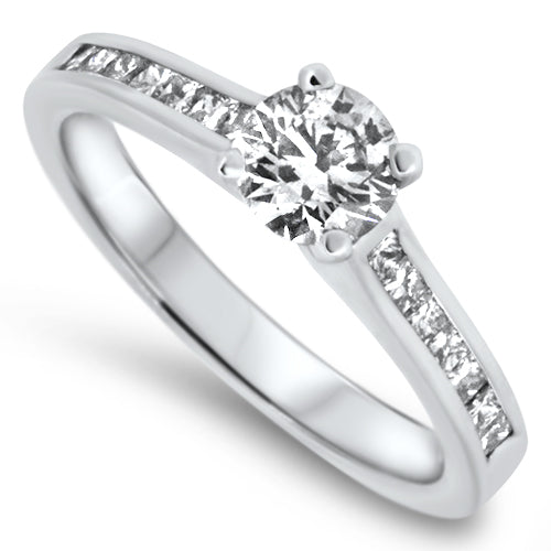 1.00ct Diamond Engagement Style Ring in 18k White Gold