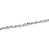 Diamond Patterned Bracelet in 18ct White Gold with G/H VS-SI Diamonds